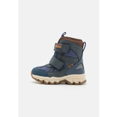 Image of Bisgaard EDON TEX Unisex Winter boots for kids, Size: 4, Dusty blue Nubuck/textile