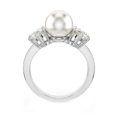 Image of Swarovski Matrix Ring, Women&#039;s, Size: Q R, White