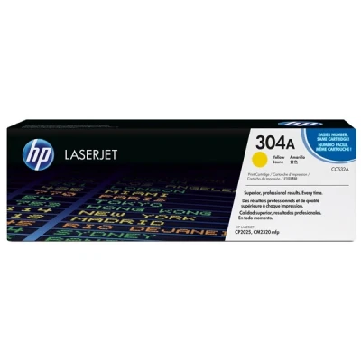 Image of HP Color LaserJet CP2020 304A (CC532A) yellow toner (original HP)