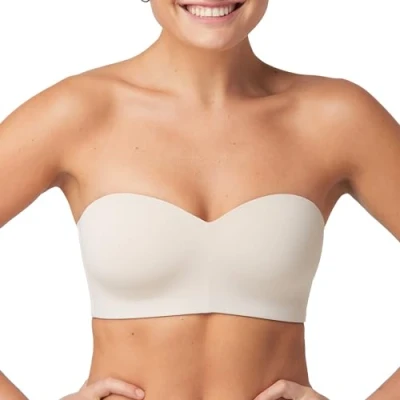 Image of Maidenform PURE Comfort Wireless Balconette bra, Women&#039;s, Size: Medium, Almond