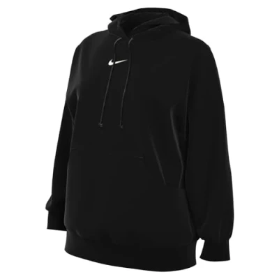Image of Nike Sportswear Phoenix Hoodie Sweatshirt, Women&#039;s, Size: L Tall, Black