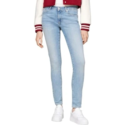 Image of Tommy Jeans Women’s Sophie Low Skinny Fit Jeans, Denim (Denim Light), 34W / 32L