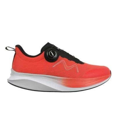 Image of MBT GALADO Sports Shoes for Women, Anatomical and Comfortable Running Trainers. Physiological Footwear Comfort Stability with Curved Sole. Sneakers, Orange Red, 38 EU