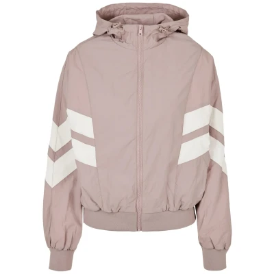 Image of Urban Classics Training jacket, Women&#039;s, Size: 3XL, Duskrose/whitesand