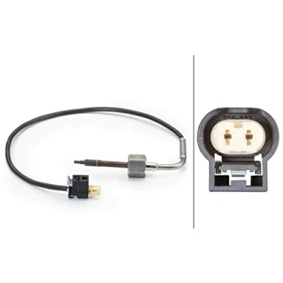 Image of Sensor, exhaust gas temperature HELLA 6PT 014 494 011