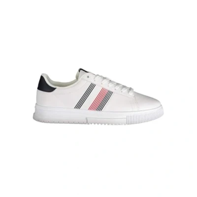 Image of Tommy Hilfiger Supercup Seasonal Trainers, Men&#039;s, Size: 11, White Leather