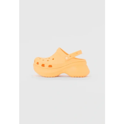 Image of Crocs BAE Heeled mules, Women&#039;s, Size: 5, Orangesicle Synthetics