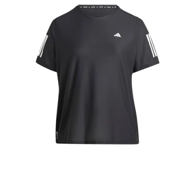Image of adidas Performance OWN THE RUN PLUS SIZE Sports Tshirt, Women&#039;s, Size: 20 22, Black