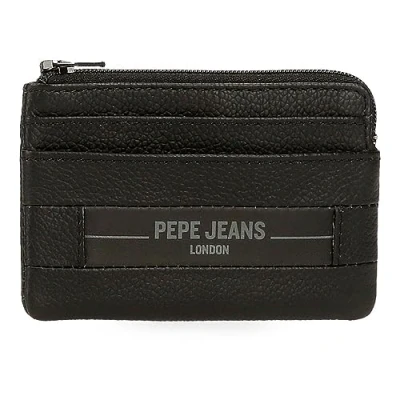 Image of Pepe Jeans Checkbox Purse, One Size, Black/White, purse