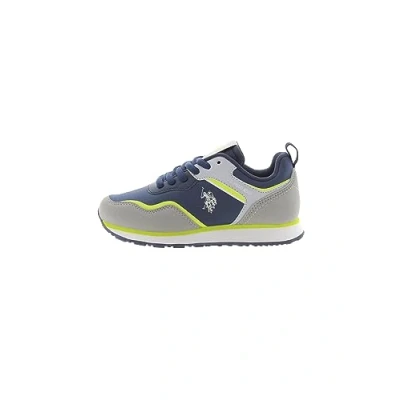 Image of U.S. POLO ASSN. NOBIK010K/CNH4 Children&#039;s Nylon Trainers, Grey blue grey, 39 EU