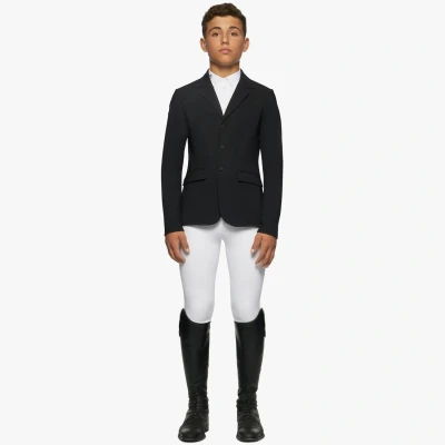 Image of Cavalleria Toscana Boys Riding Jacket Black Age 10 Equestrian Show Horse