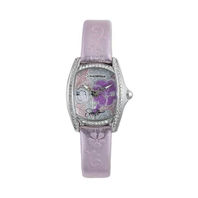 Image of Chronotech Womens Analogue Quartz Watch with Leather Strap CT7094SS 13,