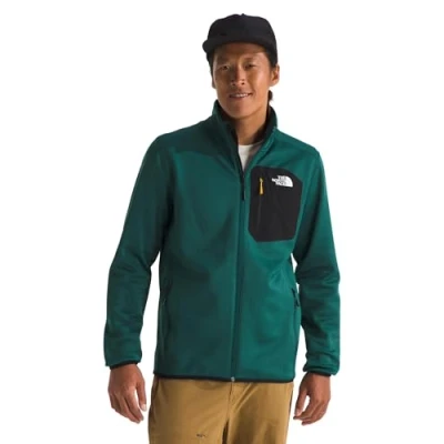 Image of The North Face Crest Fleece jacket, Men&#039;s, Size: Medium, Deep nori/black