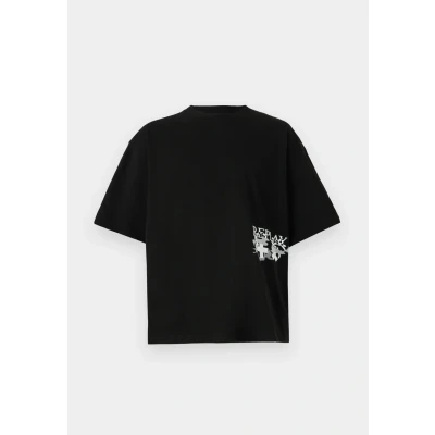 Image of Replay Print Tshirt, Men&#039;s, Size: Small, Black