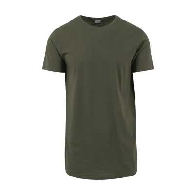 Image of Urban Classics Shaped LONG DO NOT USE Basic Tshirt, Men&#039;s, Size: Small, Olive