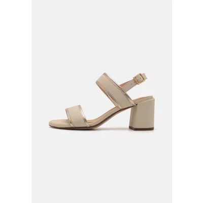 Image of Clarks Ezoria Sling Sandals, Women&#039;s, Size: 5, Cream Leather