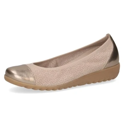 Image of Caprice Ballet pumps, Women&#039;s, Size: 4, Sand comb Leather