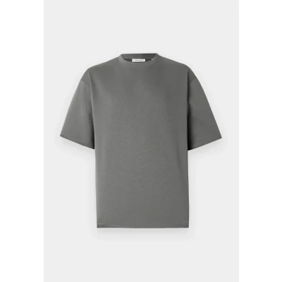 Image of Only &amp; Sons Men&#039;s Round Neck T Shirt Relaxed Fit Jersey Tee Drop Shoulder Stylish Top, Castor Gray, S