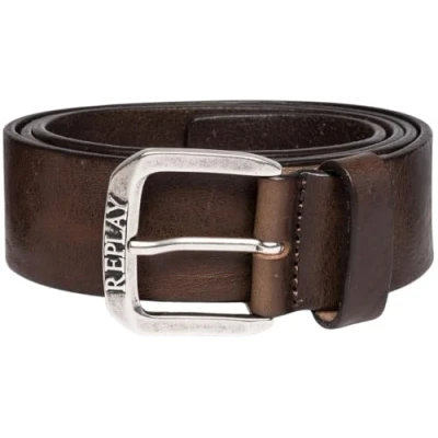 Image of Replay Belt, Men&#039;s, Size: 38, Fade tobacco