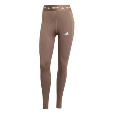 Image of adidas Performance Stash Leggings Trousers, Women&#039;s, Size: XXS, Earth strata