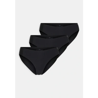 Image of Under Armour Underwear NO SHOW Solid 3 PACK Briefs, Women&#039;s, Size: Small, Black
