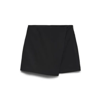 Image of VERO MODA Women&#039;s Vmmelina Hw Short Skort Noos, black, XS