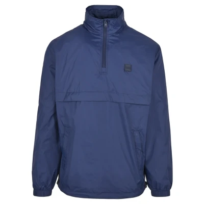 Image of Urban Classics Windbreaker, Men&#039;s, Size: Medium, Dark blue