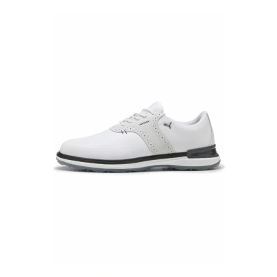 Image of Puma Golf Avant shoes, Men&#039;s, Size: 8, White feather gray black shoes