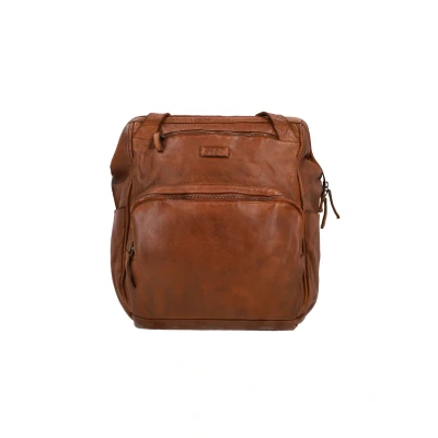 Image of Gusti Leder Carina Baby changing bag for kids, Size: One Size, Cognac