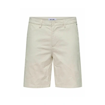 Image of Only &amp; Sons Onsmark Shorts, Men&#039;s, Size: XS, Silver lining
