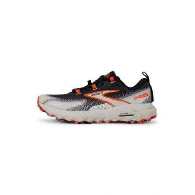 Image of Brooks Cascadia 18 Trail running shoes, Women&#039;s, Size: 3, Black grey flame Textile