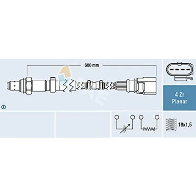 Image of Lambda Sensor FAE 77458