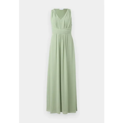Image of VILA Vikarin V NECK Maxi Dress dress, Women&#039;s, Size: 16, Swamp