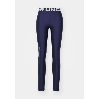 Image of Under Armour Leggings, Women&#039;s, Size: Large, Midnight navy/white