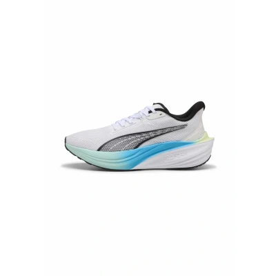 Image of Puma Darter PRO Road running shoes, Size: 6, White black mint melt speed blue shoes