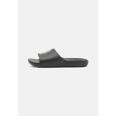 Image of Armani Exchange Mules, Men&#039;s, Size: 6, Black/white Synthetics