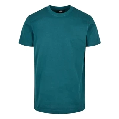 Image of Urban Classics Basic Tshirt, Men&#039;s, Size: 4XL, Teal