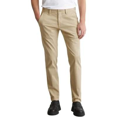 Image of Marc O&#039;Polo Dobby Structure Chinos, Men&#039;s, Size: 36x36, Pure cashmere