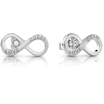 Image of Guess Earrings silvercoloured, Women&#039;s, Size: One Size, Silver coloured
