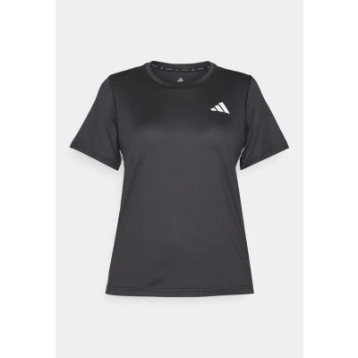 Image of adidas Performance Train Essentials 3STRIPES Workout Sports Tshirt, Women&#039;s, Size: XS, Black/white