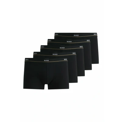 Image of BOSS 5 PACK Pants, Men&#039;s, Size: Small, Black three
