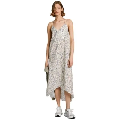Image of Pepe Jeans Maxi dress, Women&#039;s, Size: Small, Ecru white