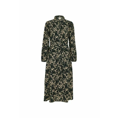 Image of Peppercorn Malene MID LEG Shirt dress, Women&#039;s, Size: Large, Black print