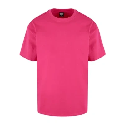 Image of Urban Classics Heavy Basic Tshirt, Men&#039;s, Size: 4XL, Hibiskuspink