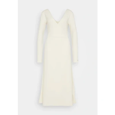 Image of Tommy Hilfiger WRAP MIDI Dress Jersey dress, Women&#039;s, Size: XXS, Calico