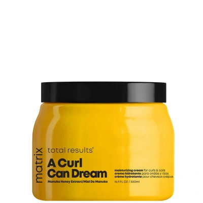 Image of Matrix Total Results A Curl Can Dream Manuka Honey Infused Moisturising Hair Cream for Curls and Coils 500ml