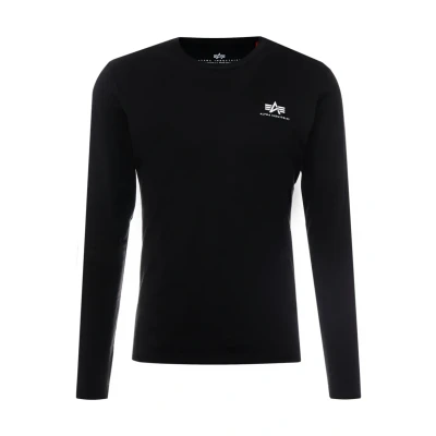 Image of Alpha Industries 198517 Long sleeved top, Men&#039;s, Size: Small, Black