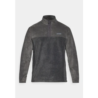 Image of Columbia Steens MOUNTAIN HALF SNAP Fleece jumper, Men&#039;s, Size: Small, Charcoal heather/shark