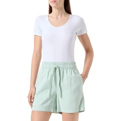Image of VERO MODA Women&#039;s Vmcarmen Hw Loose Noos Shorts, Silt Green, M