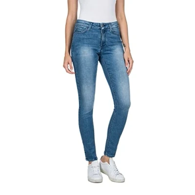 Image of Replay NEW LUZ Pants Jeans Skinny Fit, Women&#039;s, Size: 27x30, Medium blue